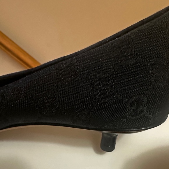 Gucci Black Kitten Heels with signature GG Sz 39 - Picture 12 of 12